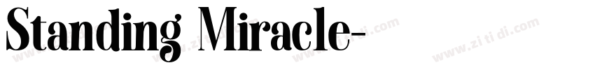 Standing Miracle字体转换